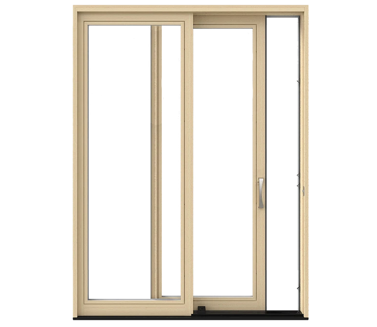 Belmont PELLA® LIFESTYLE SERIES Wood Sliding Patio Doors 